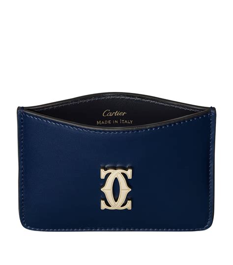 cartier card holder blue|card holder dimensions.